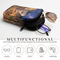 thumbnail image 5 of SEANATIVE Dual Compartment Eyeglass Case Neoprene Glasses Case with Zipper Eyewear Pouch Shockproof Lightweight Sunglasses Holder Pouch for Travel Outdoor Work, Cute Koala Galaxy Pattern, 5 of 7