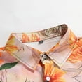 thumbnail image 2 of Camisas Para Hombre Manga Larga Negra Camisas de un solo pecho de primavera y verano para hombre, camisa informal de manga corta con solapa para playa y vacaciones al libre (Yellow, M), 2 of 7