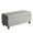 Gray, variant on Upholstered Button Tufted Wooden Bench With Hinged Storage in Gray & Brown