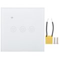 thumbnail image 1 of Interruptor WiFi inteligente Control remoto inalámbrico para teléfono móvil 3 vías DS‑101‑3 200‑240VAC, 1 of 5