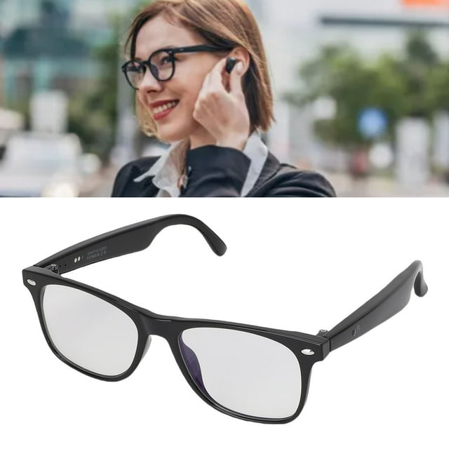Smart Glasses, Clear Sound Real Time AI Translation Glasses Portable Calling Video Translation for Travel