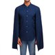 thumbnail image 1 of Camisa de manga larga de ropa de capa de solapa de moda de color sólido para hombre Pompotops oipoqjl27106, 1 of 4