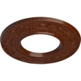 thumbnail image 3 of Ekena Millwork 8"OD x 3 7/8"ID x 1/2"P Daniela Ceiling Medallion (Fits Canopies up to 3 7/8"), Hand-Painted Burnished Mahogany Crackle, 3 of 6