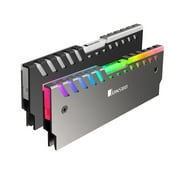 LIWEN 2Pcs JONSBO NC-2 LED Desktop Motherboard for Aura Control RGB Memory Ram Radiator Heatsink Cooler