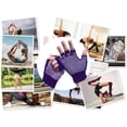 thumbnail image 5 of Fingerless Exercise Non Slip Yoga Pilates Gloves with Silicone Dots, 5 of 5