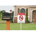 thumbnail image 4 of No Public Restroom Sign With Metal Stake, 7" x 21.6" Aluminum Yard Sign for Street, Garden Lawn Neighborhoods, 4 of 5