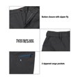 thumbnail image 5 of Little Donkey Andy Mens Waterproof Breathable Rain Pants Lightweight Quick Dry Stretch Golf Hiking Pants Grey 2XL, 5 of 7