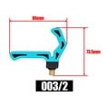 thumbnail image 2 of fishing rod holder MPR bracket head Various styles Safe pole Method Feeder Rest, 2 of 8