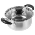 thumbnail image 2 of Shisuyan Stainless Steel Cooking Stockpot Household Stock Soup Pot Kitchen Food Cooking Pot, 2 of 8