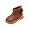 thumbnail image 2 of Mgmyaa Girls Ankle Boots Girls Winter Short Leather Boots Side Zip British-style Shoes, 2 of 4