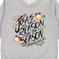 thumbnail image 3 of Inktastic Jesus is the Reason for the Season Christmas Bells and Stars Toddler Sweatshirt, 3 of 4