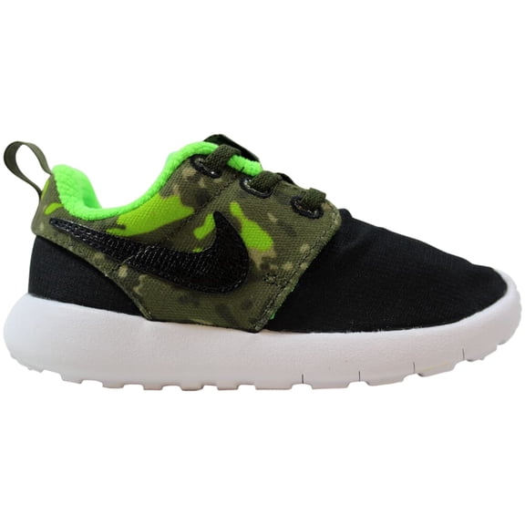 Nike Roshe One Print Black/Black-Cargo Khaki-Green 749358-008 Toddler