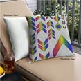 thumbnail image 2 of Ahgly Company Outdoor Square Patterned Throw Pillow, 18 inch by 18 inch, 2 of 6