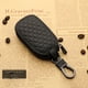 thumbnail image 2 of Genuines Leather Key Fob Holders Car Key Cover Holders AntiScratch Car Key Protector With Zipper, 2 of 2