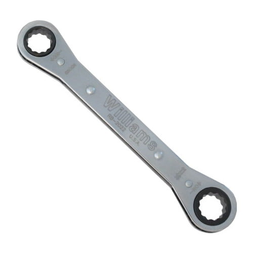 Williams RB-1214 Double Head Ratcheting Box Wrench 3/8 by 7/16-Inch 