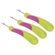 thumbnail image 1 of HERRAMIENTA DE LOS LUCHADORES DE COSTURA, 3pcs ergonómico sólido acero inoxidable de bordado de alta nitidez con sombrero transparente para coser, 1 of 7