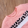 thumbnail image 4 of Ropa De Bebé (Niño O Niña) Traje De Niño Pequeño Verano Patchwork Estampado De Leopardo Top De Manga Corta Pantalones Cortos Conjunto De Dos Piezas Rosa Odeerbi LM103-10319, 4 of 9