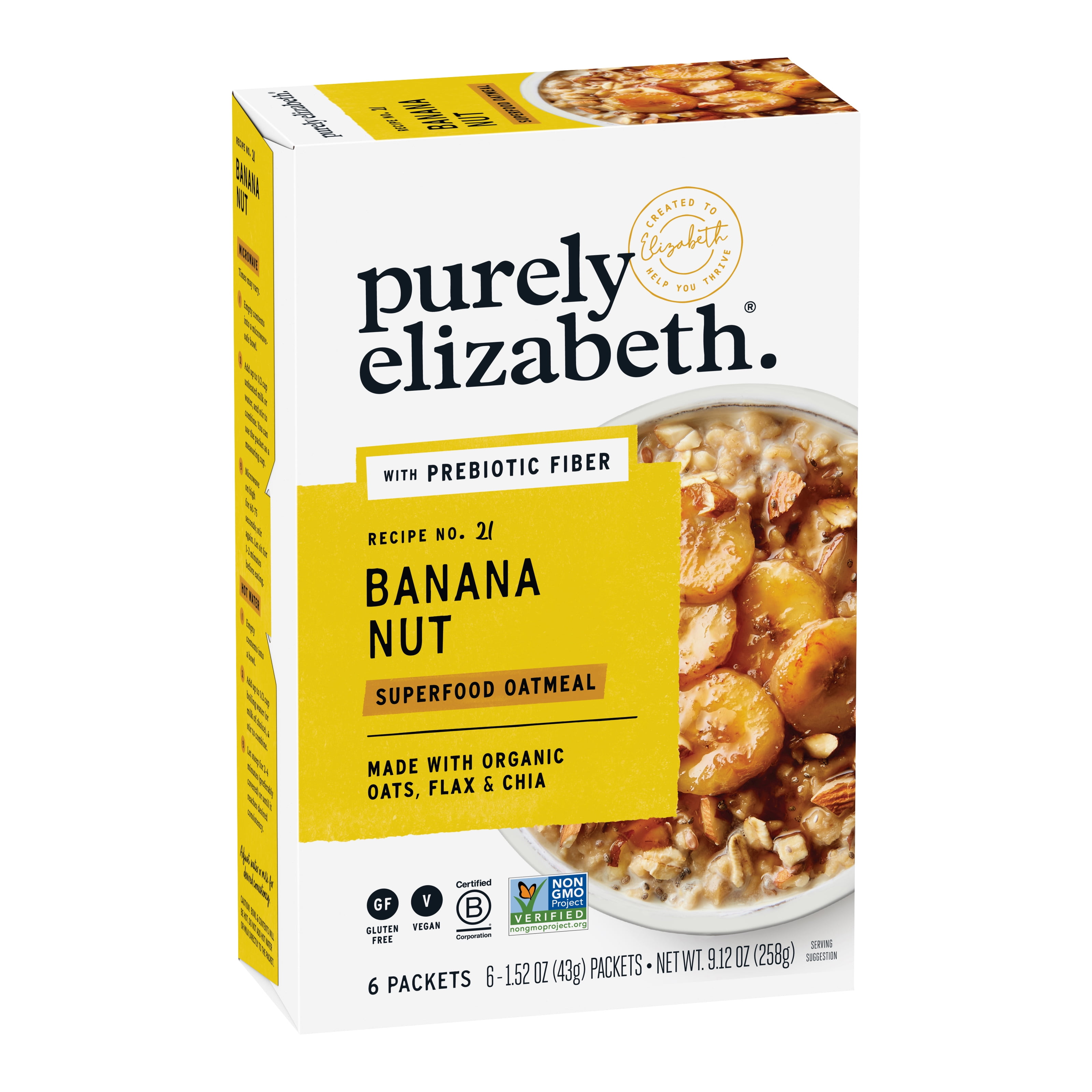 Superfood Oatmeal Banana Nut 6 1.52 oz
