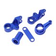 thumbnail image 2 of RC Car Upgrades Parts, High Strength RC Steering Group Kit Replacement Aluminum Alloy  For Remote Control Car Blue, 2 of 8