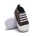 thumbnail image 4 of JINMGG Clearance Newborn Infant Baby Boys Girls Solid Canvas Anti-slip Soft Shoes Sneaker, 4 of 4