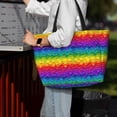 thumbnail image 6 of Kdxio Bright Rainbow for Beach Bag for Women Large Beach Tote Bag Waterproof Sandproof Swim Bag with Zipper Pockets Beach Vacation Travel, 6 of 6