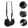 thumbnail image 4 of FUEENIRVA Promote Blood Circulation Plane Travel Foot Hammock Black 1Pack, 4 of 8
