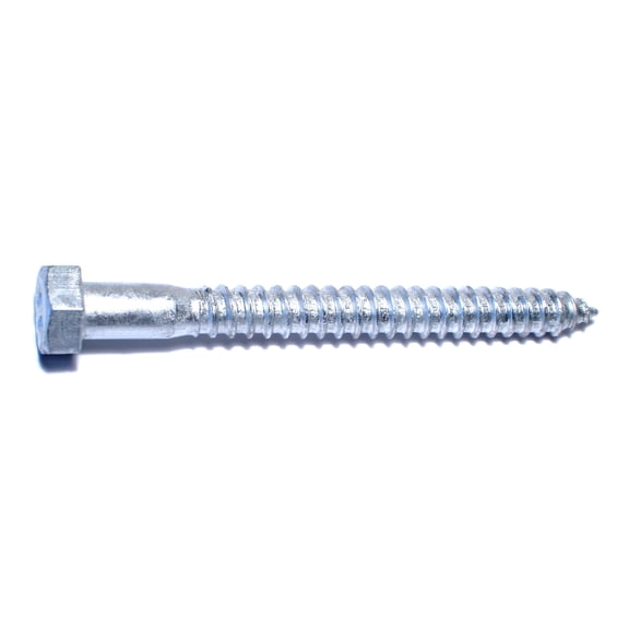 1/2" x 5" Hot Dip Galvanized Steel Hex Head Lag Screws HLSHS-510