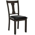 thumbnail image 2 of Costway Set of 2 Dining Room Chair Coffee Rubber Wood Frame and Upholstered Padded Seat Coffee, 2 of 11