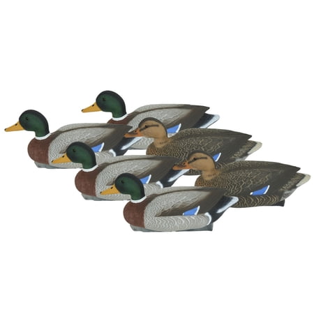 G&H Decoys Mallard Super Magnum Decoys with Stationary Heads 6 Pack