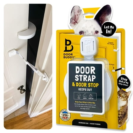 UPC: 0712038069477 | Door Buddy Cat Litter Box Door Latch and Door Stopper