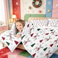 thumbnail image 3 of Manfei Happy Xmas Full Size Comforter Sets,Cute Christmas Elf Bedding Comforter Set,Xmas Reversible,3 Pieces,1 Comforter and 2 Pillowcases, 3 of 7