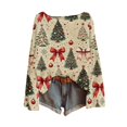 thumbnail image 2 of Chandails d'Hiver Grande Taille pour Femmes Chandails de Noël pour Femmes 2025 Col Rond Hiver Vacances Mignons Pulls Kaki m, 2 of 4