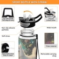 thumbnail image 4 of BZSMCE Sport Bottle Dog with Butterflies in Garden Outdoor sports Water Bottle Size: 10.4x3in, 4 of 7
