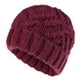 thumbnail image 1 of Gorro de punto de lana gruesa suave, gorro de mujer, gorro de lana de moda para otoño e invierno, 1 of 6