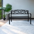 thumbnail image 7 of Davee Furnture Metal Garden Bench, 7 of 7