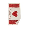 thumbnail image 1 of MAINSTAYS PRINTED BEACH TOWEL -- Canada Flag Heart, 1 of 2