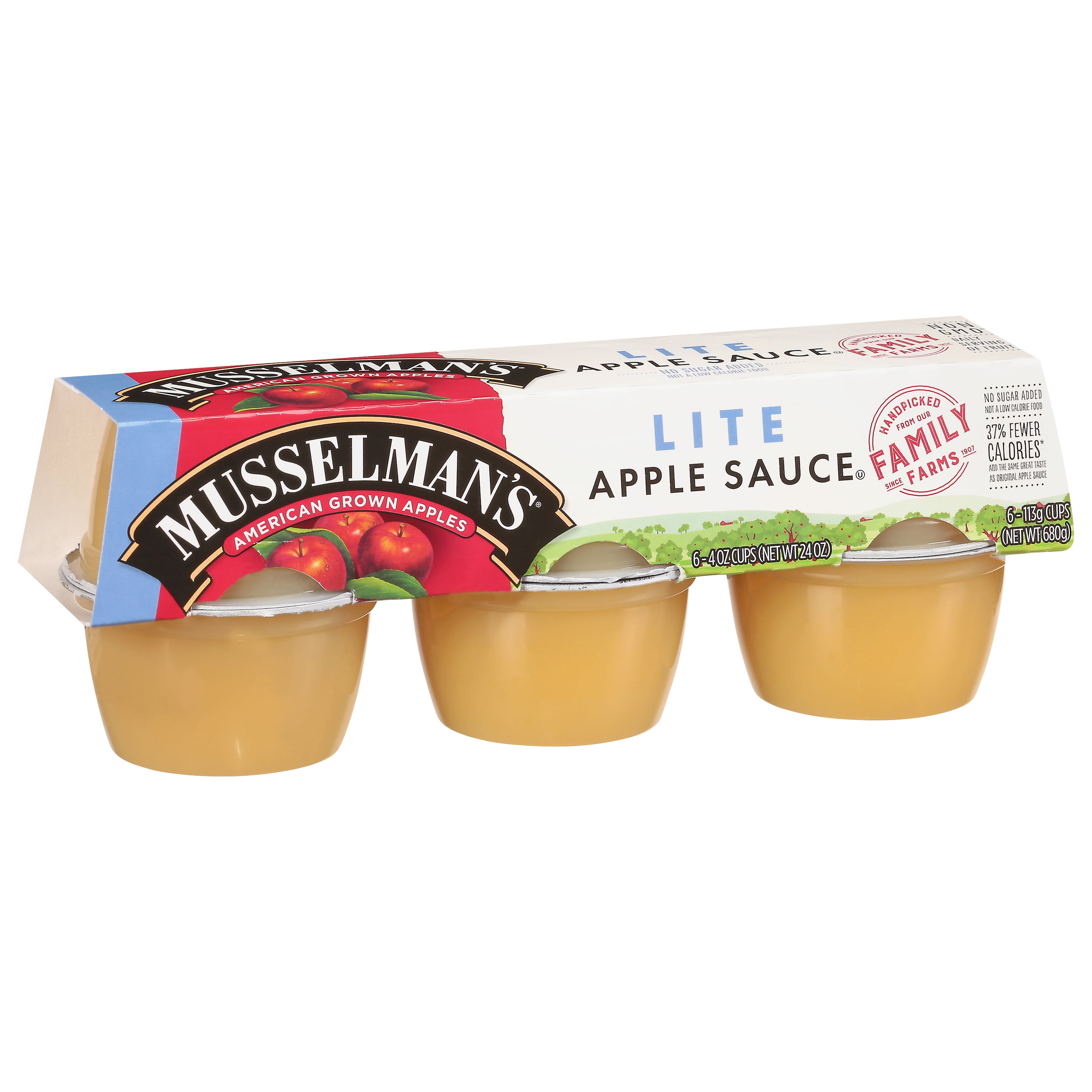 Musselman's Lite Original Applesauce 6-4 oz. Cups