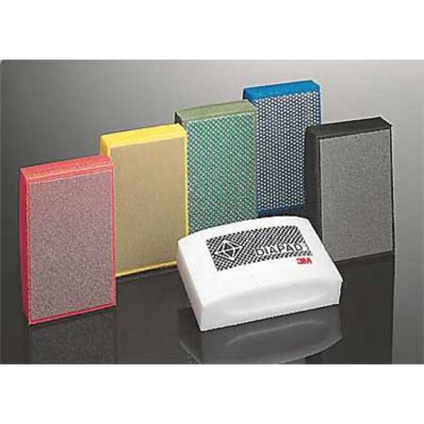 3M 6200J Sanding Hand Pad, Diamond, M250,PK10