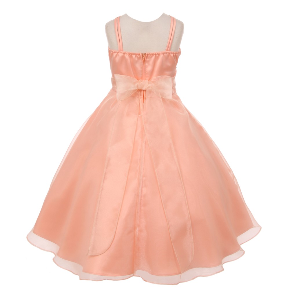 orange dresses for juniors
