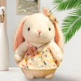 thumbnail image 1 of de Peluche de Juguete de Peluche Conejo de Pascua Decoración Huggable Conejo Estatuilla Muñeca de Peluche Animal de Peluche para Niñas Niños amarillo claro 40cm, 1 of 8