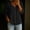 A1_Black, variant on Empire Waist Button Down V Neck Peplum Linen Shirts V Neck Linen Blouses Flowy Cotton Linen Tops Cotton Linen Blouse Vacation Tunic Tops Women's Linen Shirts Peplum Blouse Grey Xxl