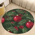 thumbnail image 6 of Christmas Balls Colorful Round Carpet Circle Rug Outdoor Patio Area Rug Washable Large Area Rugs Hallway Room Decor Fitness Mats, 6 of 8