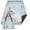 Light Blue Lace Doily Background, variant on Waterproof Portable Outdoor Blanket For Camping Travel Beach Picnic Mat Folding Lies on The Blanket