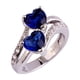 thumbnail image 1 of Anillo de piedra preciosa blanca y arcoíris con corte de corazón para mujer, joyería para amantes de la moda Wmkox8yii  fajkfhkj1403, 1 of 5
