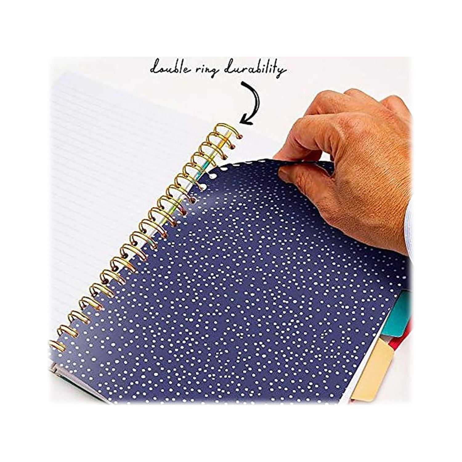 Pukka Pads B5 5-Subject Divider Notebooks, 200 Pages, Floral Love, Pack of 3