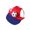 Red and Blue, variant on Adjustable Dog Baseball Cap with Soccer Design Breathable Sun Visor Hat for Dogs and Cats with Ear Holes Puppy Hat for Small Pet Summer Outdoor Beach Park Hiking Walking Party