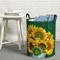 thumbnail image 5 of Goofa Sunflowers in Bucket Printed Circular Hamper,Laundry Basket with Handles,Storage Baskets Foldable,Large Capacity Laundry Hamper-Small, 5 of 8