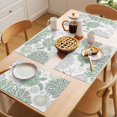 thumbnail image 5 of Sage Green Coastal Turtle Placemats Set of 4 Ocean Coral Nautical Place Mats Indoor Wipeable Table Mats Washable Cloth Dining Table Placemats for Kitchen Holiday Party Home Decor 13x19 Inch, 5 of 9