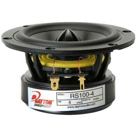 dayton audio rs100-4 4 reference full-range driver 4 ohm
