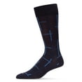 thumbnail image 4 of MeMoi Men's Classic Windowpane Bamboo Dress Crew Socks - Mens - Male, 10-13, Navy, 4 of 6